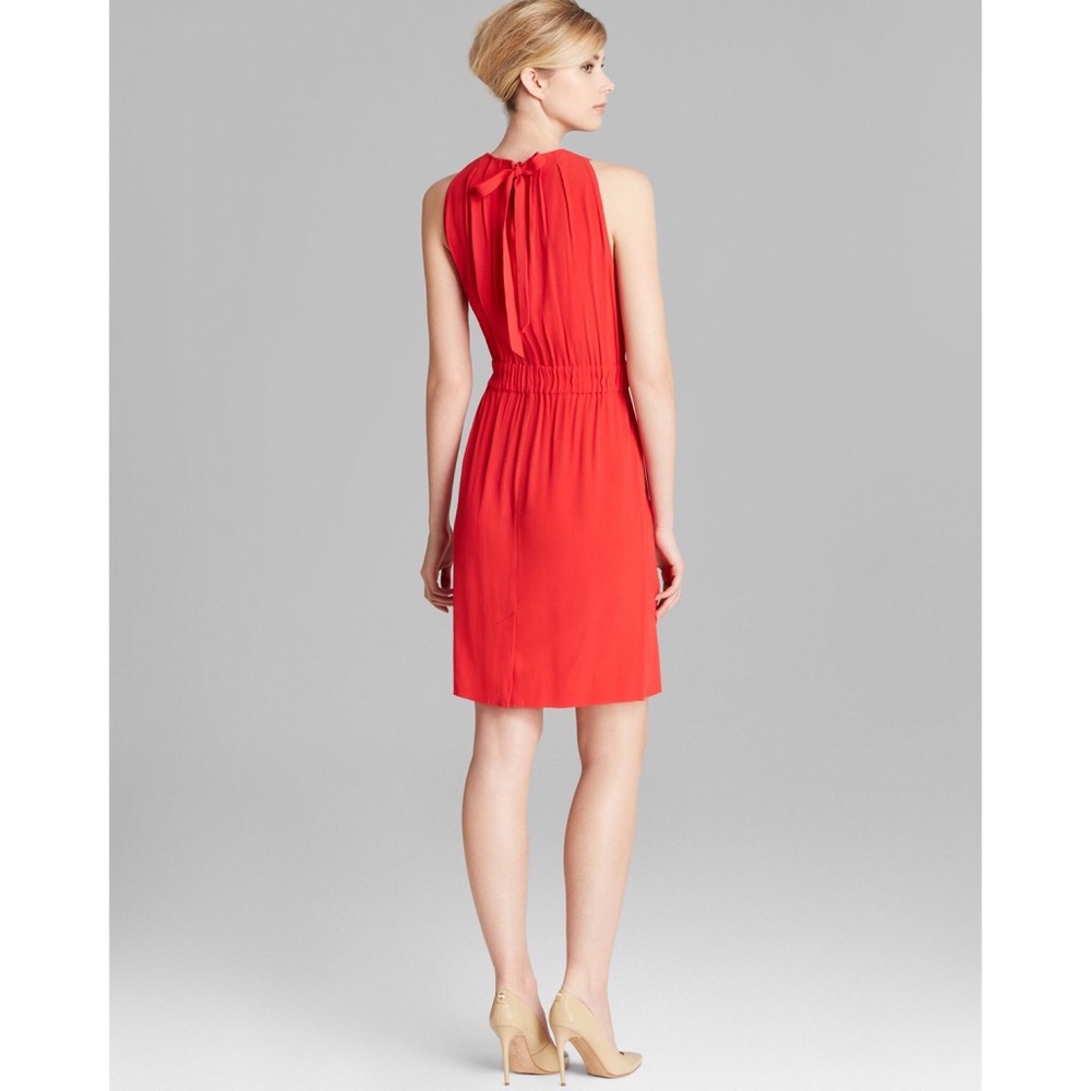Kate Spade Tie Back Red Dress